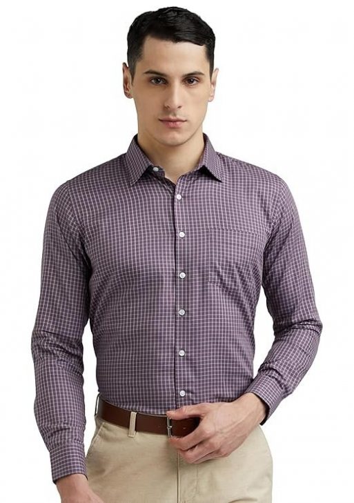 Van Heusen Men's Solid Slim Fit Shirt