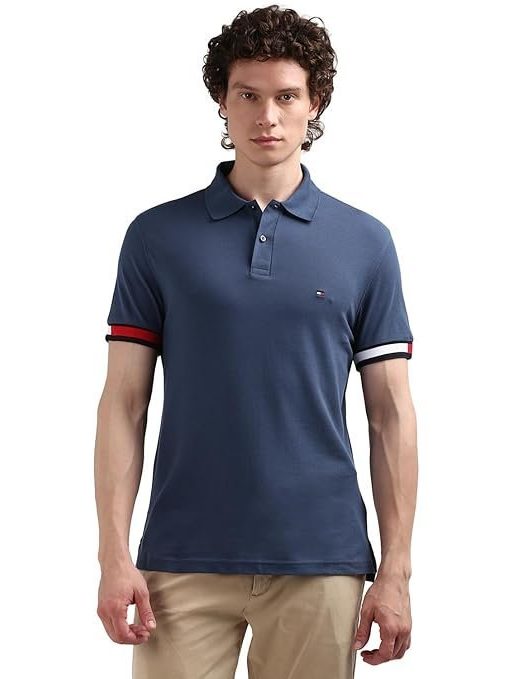 Tommy Hilfiger Men's Solid Slim Fit Polo