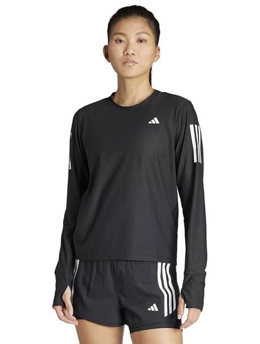 adidas Women's Polyester Geometric Regular Fit T-Shirt
